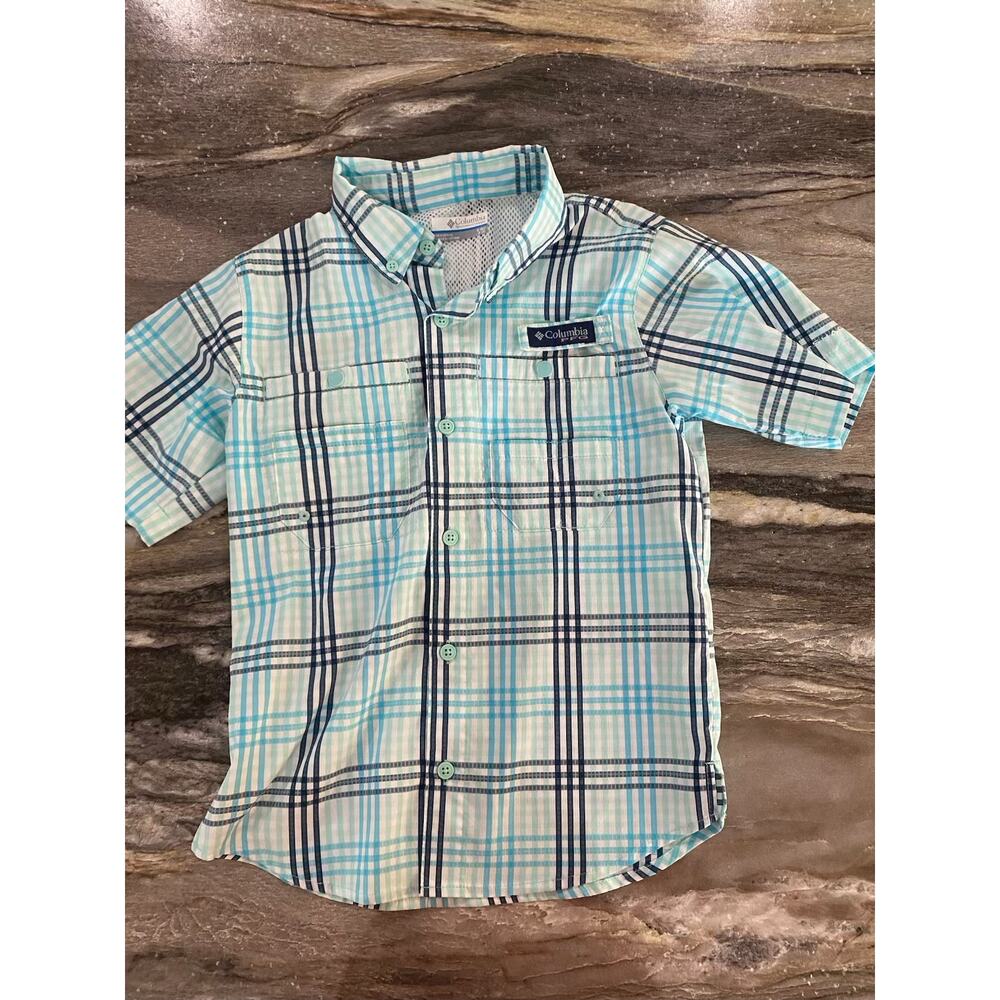 Columbia PFG Button up Dress Athletic Top- Size 8(Small)